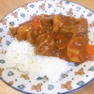 カットトマト缶を使った♡栄養濃縮カレー♪